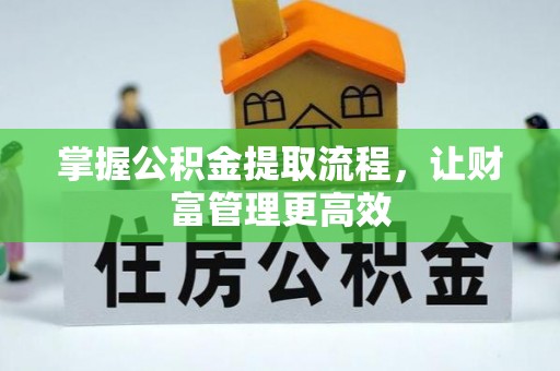 师宗掌握公积金提取流程，让财富管理更高效