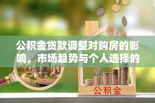 师宗公积金贷款调整对购房的影响，市场趋势与个人选择的深度解析