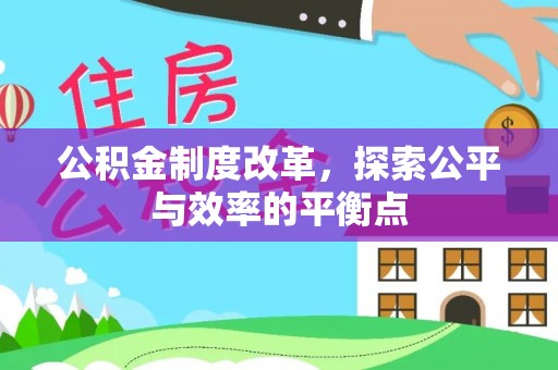 师宗公积金制度改革，探索公平与效率的平衡点