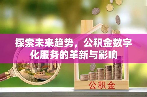 师宗探索未来趋势，公积金数字化服务的革新与影响