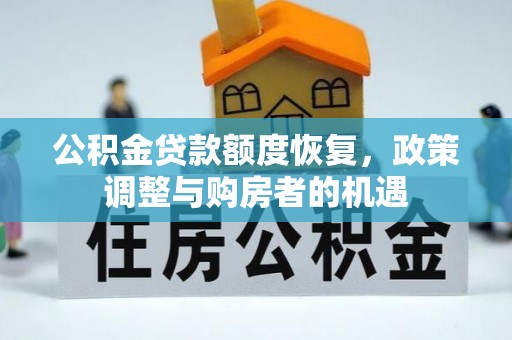 师宗公积金贷款额度恢复，政策调整与购房者的机遇