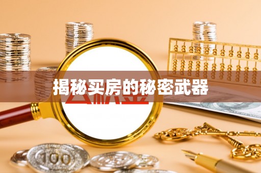 师宗揭秘买房的秘密武器