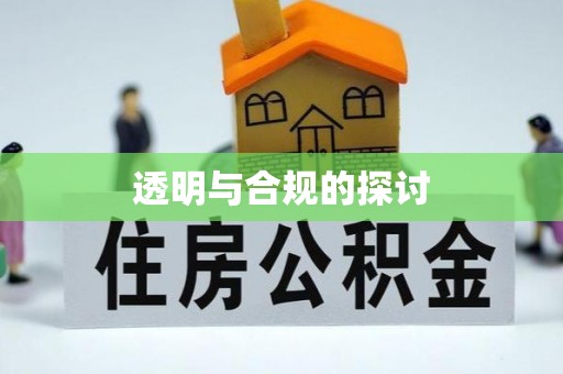 师宗透明与合规的探讨