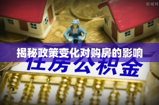 师宗揭秘政策变化对购房的影响