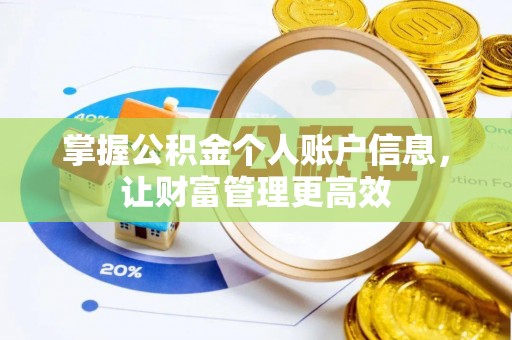 师宗掌握公积金个人账户信息，让财富管理更高效