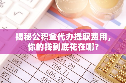 师宗揭秘公积金代办提取费用，你的钱到底花在哪？