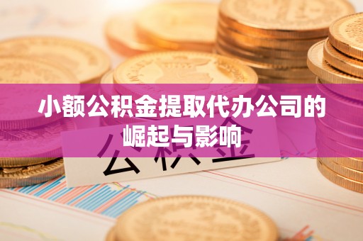 师宗小额公积金提取代办公司的崛起与影响