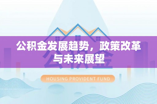 师宗公积金发展趋势，政策改革与未来展望