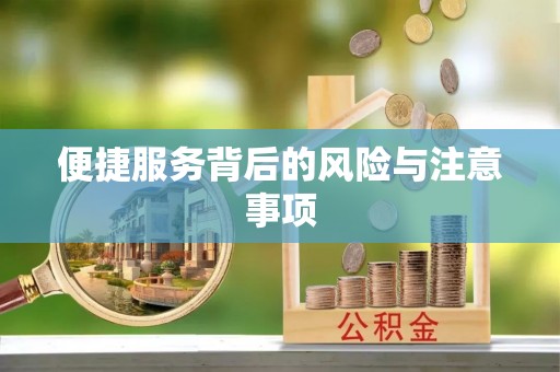 师宗便捷服务背后的风险与注意事项